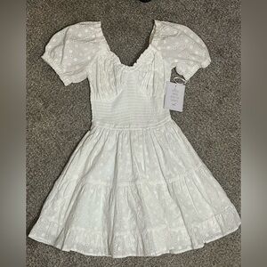 Hollister White Eyelet Dress